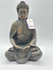 Alpine Corporation Home & Garden Accents Meditating Buddha Statue 15-inch picture