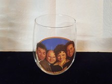 Vintage Seinfeld 12oz Drinking Glass Excellent Condition picture