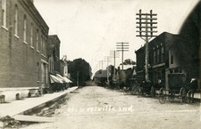 St. 1908 Westville IN Indiana RPPC Photo Postcard COPY picture