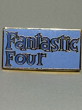 Vintage 1989 Marvel Fantastic Four Logo Pin Planet Studios #061 - picture