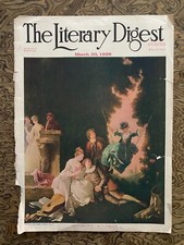 The Literary Digest VINTAGE Magazine 72 Illustrated Pages March 30, 1929 picture