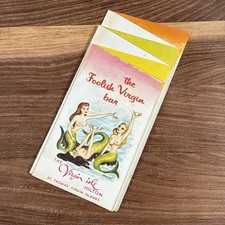 Foolish Virgin Bar 1960's Virgin Isle Hilton St Thomas Cocktail Drink Menu RARE picture