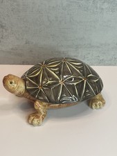 Rare Vtg Fitz & Floyd Turtle Shaped Trinket Box picture