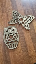 Vintage Silver Owl Leonard Butterfly E.B. Rogers Italy Tarnished Unique  picture