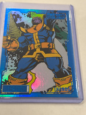 Upper Deck Thanos - 2023 Allegiance Marvel Infinity Trilogy #1 Rainbow Blue picture