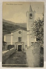 Postcard Villar Perosa Waldensian Church picture