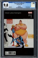 GREAT LAKES AVENGERS 1 CGC 9.8 Hip Hop Variant Damion Scott MC Lyte’s As A Rock picture