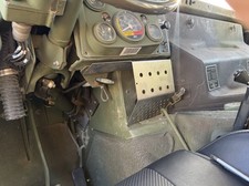 HMMWV HUMVEE Right lower dash toggle switch panel plate Stainless Steel M998 picture