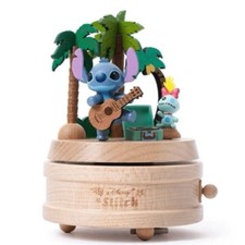 Wooderful Life Disney Stitch Multi Rotate Music Box New Sealed Imported picture