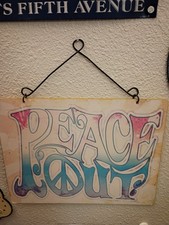antique vintage tin sign picture