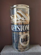 Vintage Keystone Light Can 27-inch Tall Collectible Sign Display picture