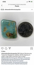 Otteson Brothers Natural Montezuma Turquoise Backed for stability picture