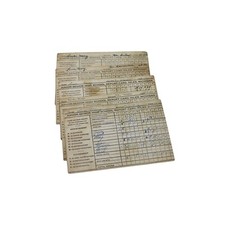 Lot Report Cards 1939 - 1944 Niles Michigan Vintage Junior Senior High 90730 picture