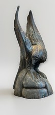 Eagle Hand Carved Wood Figurine Vintage - Beautiful picture