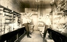 Very Nice Store Interior Visible Products Some From California c1910 RPPC bhn picture