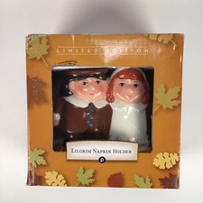 2021 Publix Lilgrims Thanksgiving Napkin Holder with Box picture