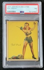 1944 Gum Inc American Beauties R-59 FOIL PROOF PSA 7 NM picture