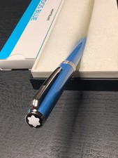 MONTBLANC 2020 PIX BARBADOS OCEAN BLUE WITH PLATINUM TRIM, COLLECTOR GRADE picture