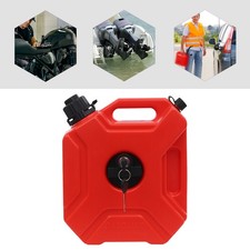 Transfer Tank Storage Container Fits 5L/1.3 Gallon w/ Spout & Lockable Bracket picture