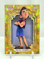 2024 Topps Chrome Disney Ercole Visconti Gold Sapphire Refractor 32/50 SP Luca picture