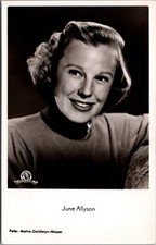 June Allyson MGM Real Photo Postcard