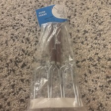 Vintage NEW old Stock Mcm Oven Forks Kitchen Utensils picture