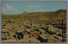 Vintage Panoramic Postcard of Hidalgo del Parral Plaza de Armas, Mexico 1960s picture