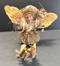Vintage Golden Fairy Doll Posable 12