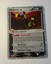 Pokemon TCG Umbreon ex 112/115 EX Unseen Forces Holo Ultra Rare English - hp 112 picture