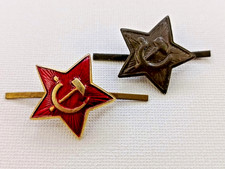Soviet, russian, Two Cockades, everyday and field, for cap of soldier Army USSR picture