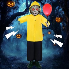Halloween Animatronics Decorations 4FT Life Size Animated Props | with Creepy So picture