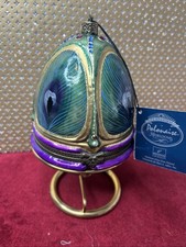 Kurt Adler Platinum Polonaise Heirlooms “Peacock