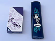 Vintage  Chesterfield Cigarette Lighters Set of 2 Rare NOS Original picture