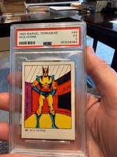 1980 Marvel Terrabusi SPAIN Wolverine #86 PSA 5 -THE KEY ROOKIE CARD picture