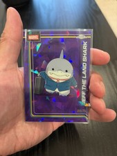 2026 Topps Chrome /75 Marvel Comics Purple Sapphire Jeff The Land Shark #060 picture