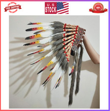 Feather Headdress - Native American Indian Style Headwear picture