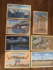 Dallas Texas D-series  Linen Postcard Lot Of 7  D--51,52,52,53,56,59;59 picture