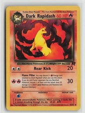 Dark Rapidash Uncommon Unlimited TR 44/82 LP picture
