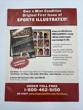 2004 Magazine Print Ad Advertisement Sports Illustrated First Issue Re-Release picture