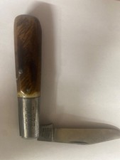 Vintage IXL George Wostenholm Sheffield England  Smooth Bone Barlow Pocket Knife picture