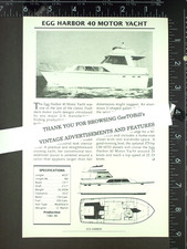 2 features, Egg Harbor 41 1975-1977 & 42 MY Motor Yacht 1982 1983 1984 1985 1986 picture