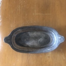 ANTIQ ,Rare 1923 Inaugural Los Angeles Biltmore Hotel Silver Plate Oval Basket   picture