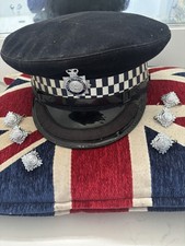 Vintage British Leeds City Police Senior Officers Display Cap & Chief Inspector  picture