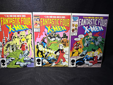 Marvel Fantastic Four Versus the X-Men #1 #3 #4 Comic Lot (1987) picture