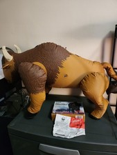 VTG Paradise Inflatable Bison Buffalo 1987 Works W/ Box picture