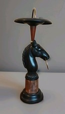 Vintage Horse Head Ashtray Stand MCM - Great Condition - Needs Tray picture