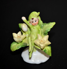 VTG Napcoware Napco Pixie Flower of the Month Elf Figurine 2.5