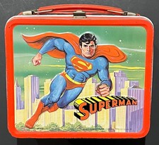 Vintage 1978 Aladdin Superman Metal Lunchbox picture