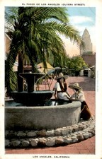 El Paseo de Los Angeles (Olvera Street), 1781 Spanish Pueblo Postcard picture