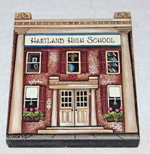 Hartland High School Wood Shelf Sitter Cut-out Similar to Cat's Meow picture